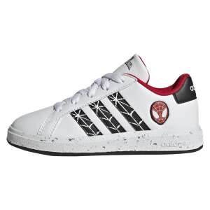 Adidas Grand Court Spider-Man Kids Shoes, white, black, red,  Marvel - Fashion & Clothing