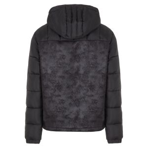 Emporio Armani EA7 Mountain black winter jacket back view - Men's jacket