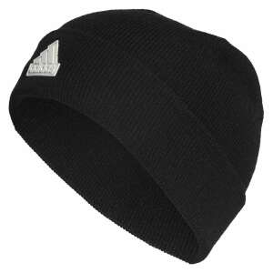 Adidas Tec Bea Cuf Hat C.R. black beanie with white logo - Men's Hat