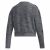 Back view of Adidas Women's Gray Cropped Sweatshirt
