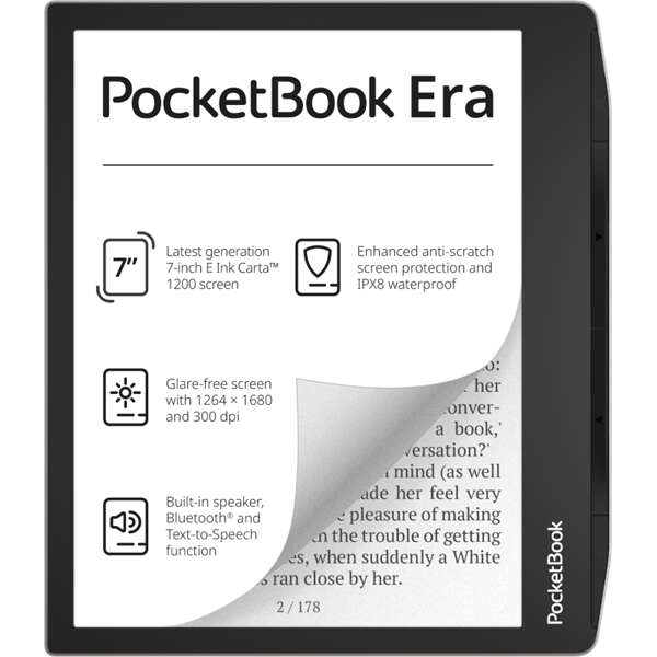 Pocketbook e-reader, pb700 era ezüst (7"e ink carta1200, cpu: 1gh...