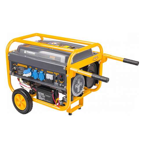 Generator benzynowy Powermat PM-AGR-3000M2KE 3kW z kołami