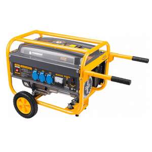 Generator curent 3kW 3000W 230V 12V + manere si roti motor benzina 7CP (PM1198) 92408812 - Powermat Agregatori