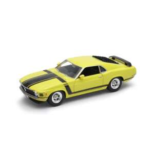 Macheta auto Ford Mustang Boss 302 yellow 1970, 1:24 Welly 92438360 Machete