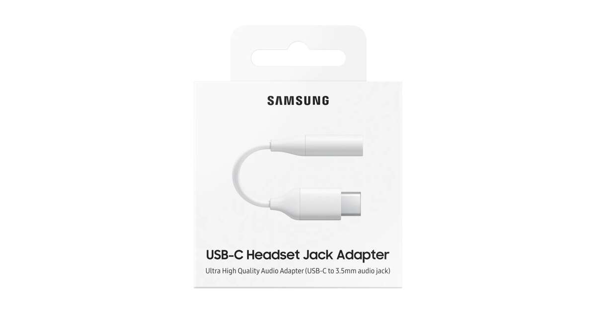 Samsung fejhallgató adapter 3,5 mmes mini jack (női) USB Type C