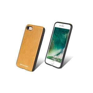 Pierre Cardin iPhone 7 / 8 / SE 2020 bőr telefontok, sárga - Pierre Cardin