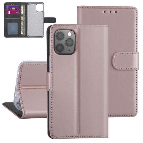 iPhone 12 Telefontok - Rose gold ráhajtófüles könyvtok 92446061 
