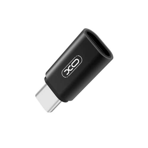 XO NB131 Micro USB - Type-C adapter, fekete - XO