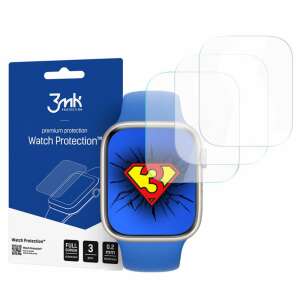 Védőfólia Apple Watch 7 (44 / 45 mm) - 3MK okosóra flexi védőfólia (3db) 92462590 