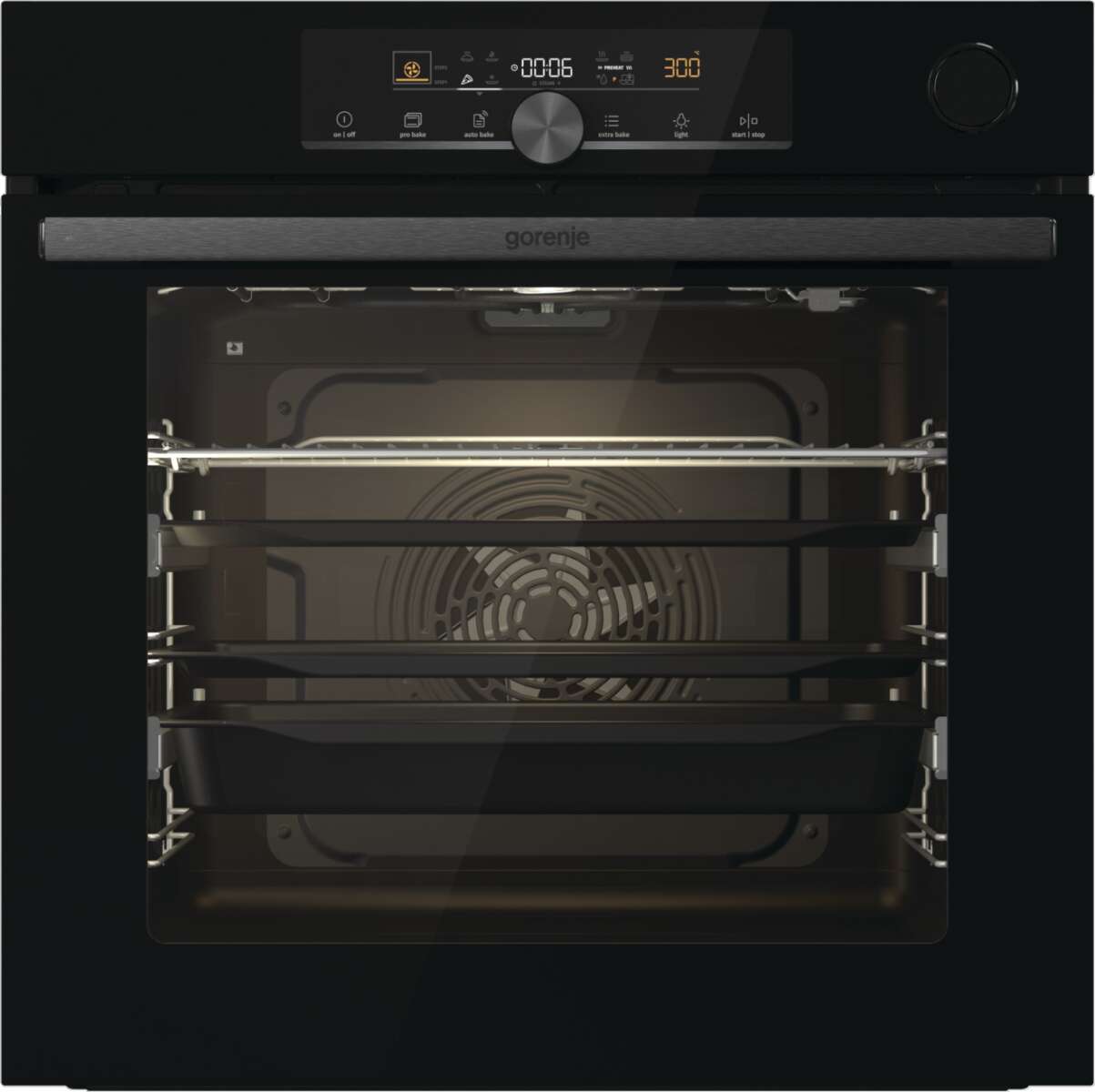 Gorenje BSA6747DGWI Beépíthető sütő, 77L, 12 sütési mód, SteamAss...