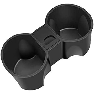 Tesla Model 3/Y Szilikon Pohártartó - Kivehető Mini Tárolóval 128991807 - Autós pohártartó