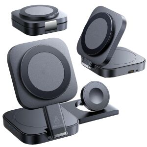 BRAGUS 3 az 1-ben MagSafe Vezeték Nélküli Tölto