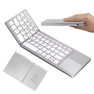 Mini Összecsukható Bluetooth Billentyűzet - Touchpaddel