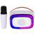 Trevi XR8A01 Mini Party Hordozható Bluetooth Karaoke Hangszóró Mikrofonnal, Fehér