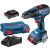 Bosch GSR 18V-50 akkus fúrócsavarozó készlet L-Case tárolóval