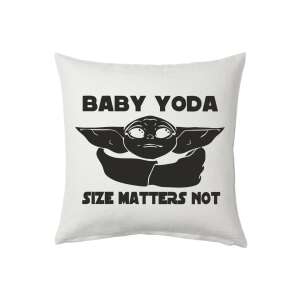 Baby yoda size matters not párna egyedi mintával 94357104 