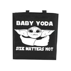 Baby Yoda size matters not vászontáska egyedi mintával 94355402 