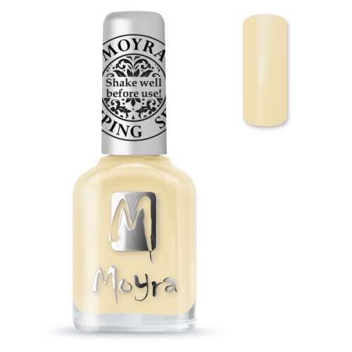 Moyra nyomdázó körömlakk Vanilla színben, 12ml-es üvegben - Körömnyomda