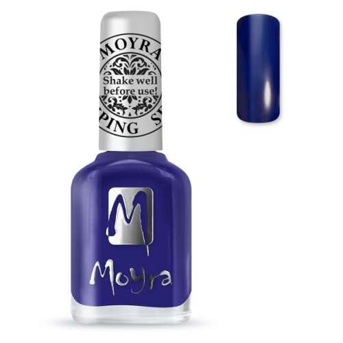 Moyra nyomdázó körömlakk kék színben, 05 Blue - Körömnyomda