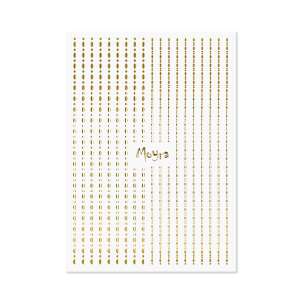 Moyra Körömdíszítő Csík Dots 01 Arany, öntapadós körömdíszítő csíkok pontokkal a körmök díszítéséhez - Körömmatrica