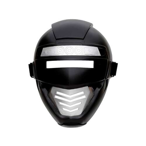 Czarna maska robota dla dzieci, dodatek do kostiumu