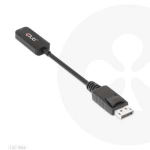 Adapter Club 3D DisplayPort 1.4 do HDMI 4K120Hz/8K60Hz HDR aktywny, czarny - Konwerter DisplayPort