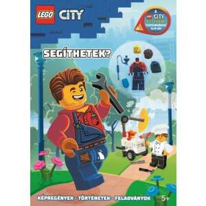 Lego City - Segíthetek? - Harl Hubbs minifigurával 92521447 Foglalkoztató füzetek, kifestő-szinező