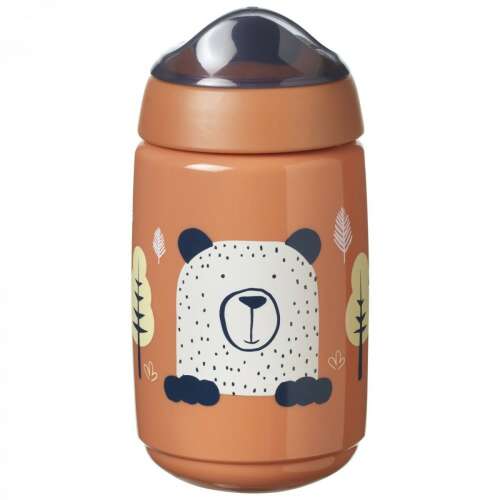 Tommee Tippee Superstar csõrös pohár medve mintával, 390ml, terrakotta