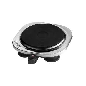 Plita electrică Camry CR 6510 cu o zonă de gătit, oțel inoxidabil, negru - Plite