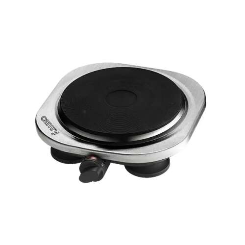 Plita electrică Camry CR 6510 cu o zonă de gătit, oțel inoxidabil, negru