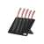 Berlinger Haus I-Rose Collection 6 piece stainless steel knife set with non-stick coating and magnetic stand