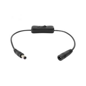 HOME DC przełącznik w linii z 2x15cm kablami, 12V, 3A, 36W - Radio samochodowe