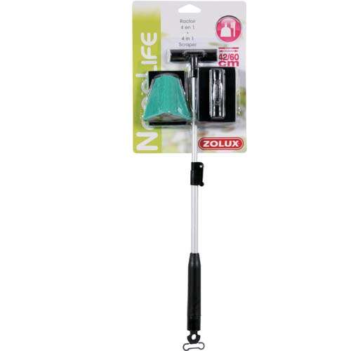 ZOLUX Racletă pentru alge - 4 în 1 - Telescopică - 42-60cm 92529666