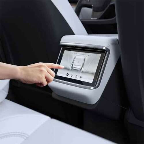 Spigen GLAS.TR SLIM Displayschutzfolie für TESLA MODEL X 2022, MODEL S 2021, mit schwarzem Rahmen 92857493