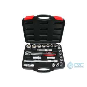 22 darabos dugókulcs készlet, 1/2 - Dugókulcs