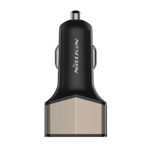 Nillkin Celerity autós töltő 2 USB-A és 1 USB-C porttal, 32W, arany