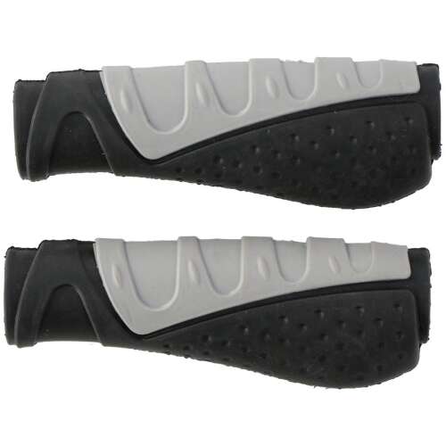 Dunlop Fahrradgriff - Gummi - Grau/Schwarz - 22,2 mm 92545463