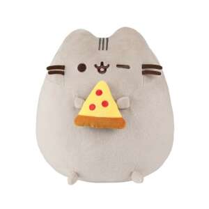Pusheen Plüss Macska Pizza Szelettel - 24 cm