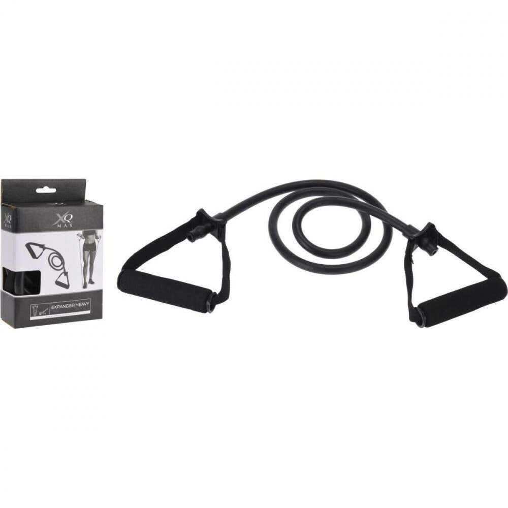 Bandă elastică cu mânere, XQ Max, neagră