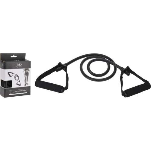 XQMAX heavy resistance band with handles, 120cm long, black