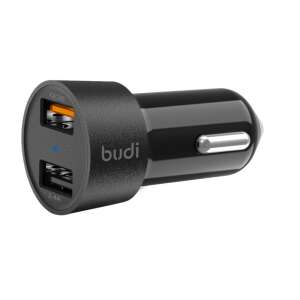 Budi QC 3.0 Duális USB Autós Töltő