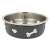 Bol pentru câini și pisici din oțel inoxidabil cu decupaje în formă de os și inimă, 21 x 7cm