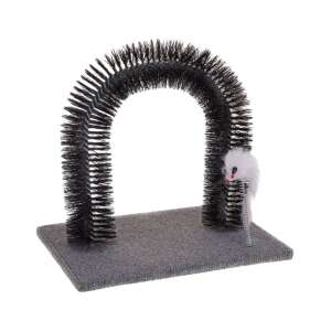 Spielset mit Maus für Katzen, 34x34x25 cm, Pets-Kollektion, Farbe schwarz