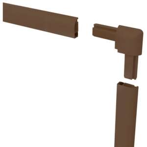 Alumínium Ablakszúnyogháló - Barna - 120x140 cm