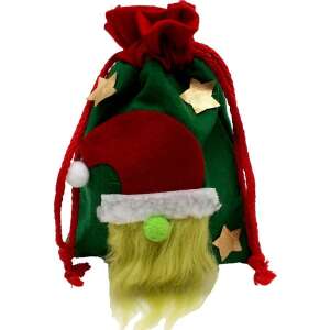 Mikulásos Karácsonyi Ajándéktáska - 15x20cm