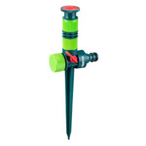 Adjustable sprinkler head, 0-360 degree spray, for watering lawns and gardens - Sprinkler and Irrigator