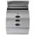 Stainless steel mailbox with newspaper holder, Design Hajlított Inox