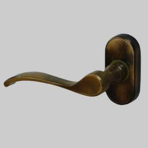 Lara antik bronz erkélyajtó kilincs pozícionáló mechanizmussal - Gomboss Ajtógomb & Kilincs