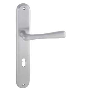 Olasz Elegant Szatén Króm Ajtókilincs, 72 mm BB - Ajtógomb & Kilincs