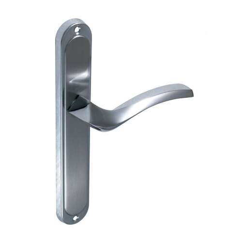 Future Pajzsos Szatén Króm Felület 55 mm WC door handle, chrome finish